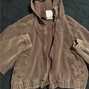 Stoosh Chocolate Corduroy Jacket